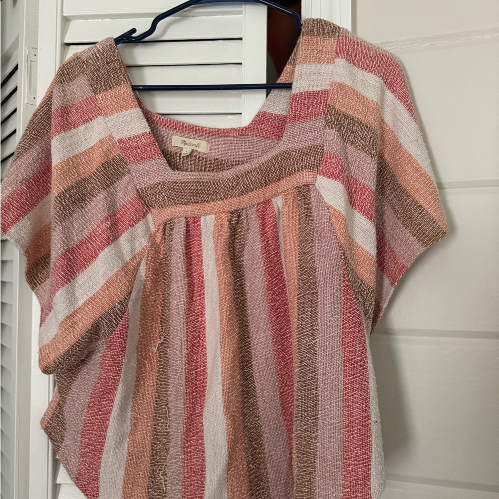 Madewell Multicolor Striped butterfly top